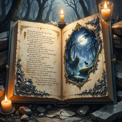 Moonlit Page