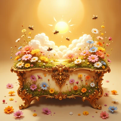 Sunlit Serenade Music Box