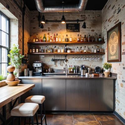 Hard Hat Home Bar