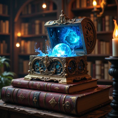 Moonlit Puzzle Box