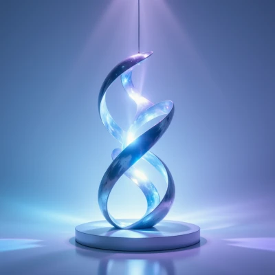 DNA Helix Sculpture