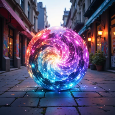 Graffiti Glow Orb