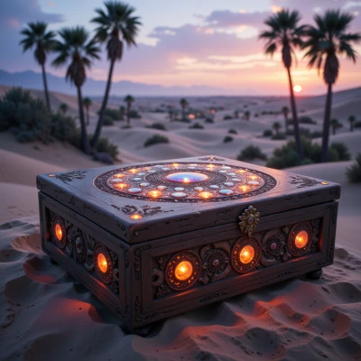 Moonlit Mandala Box