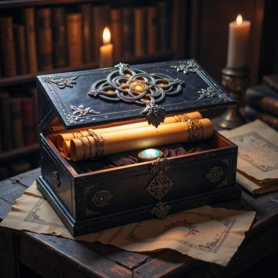 Luminous Scroll Box