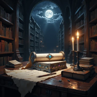 Luminous Scroll Box