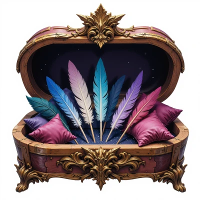 Moonlit Quill Box