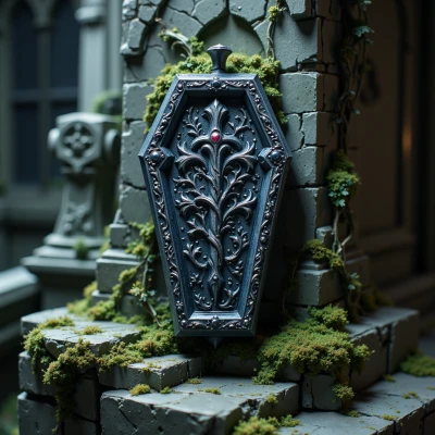 Coffin Keychain