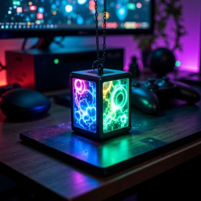 Pixel Pulse Pendant