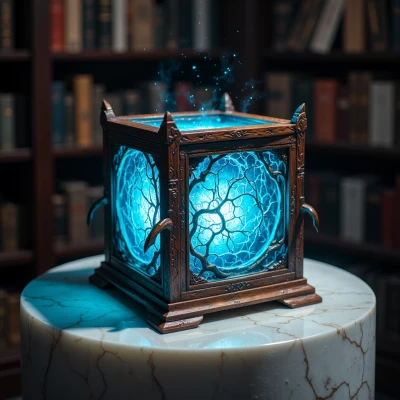 Luminous Scroll Box