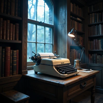 Moonlit Typewriter