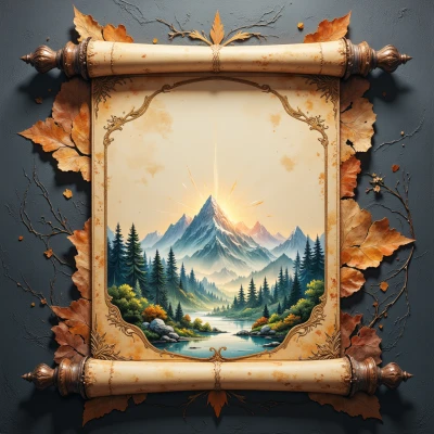 Terra Map Scroll