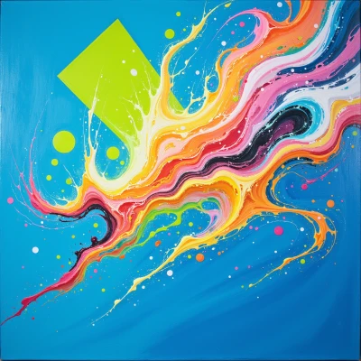 Color Burst Canvas
