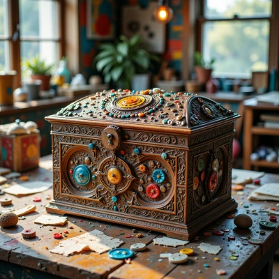 Colorful Craft Box