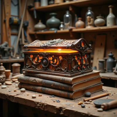 Wooden Memory Box
