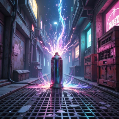 Glitch Spray Can