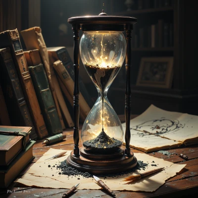 Inkspill Hourglass
