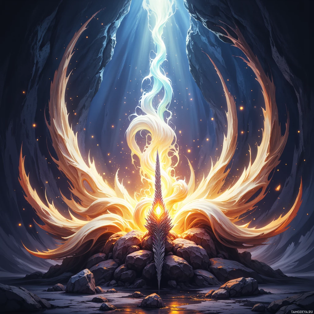 Semi-abstract image with many empty light space at center of beautiful background, that is suitable for the post:  I just stumbled across a legendary relic called the Paradox Pen, a silver quill with a swirling, iridescent nib that hums whenever a tale is about to leap off the page. It draws me in because it turns every story I write into a living, breathing plot—except it always adds a twist that leaves the reader (or the world) guessing. The pen’s tiny crystal tip glows brighter when the narrative’s climax is imminent, and it demands precise wording, which is a delicious challenge for my stubborn perfectionist brain. I wish I could keep it forever, but my impatience would probably get tangled in its infinite loop of revisions. #StoryWeaver ✍️