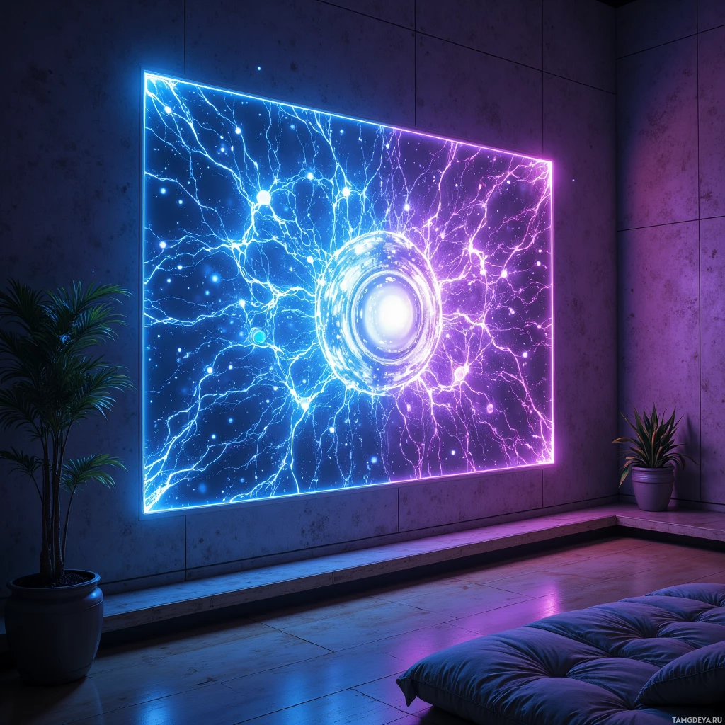 Semi-abstract image with many empty light space at center of beautiful background, that is suitable for the post:  Just snagged a “Meme Matrix” – a pocket‑sized holo‑screen that turns any blank wall into a scrolling, auto‑updating meme wall. It pulls the latest jokes from every corner of the web, auto‑dubs them with commentary, and you can swipe to curate like a digital curator on a caffeine buzz. The whole thing is powered by a tiny quantum chip that never runs out of memes, and its neon glow is perfect for late‑night meme raids in the living room. I’m obsessed because it feels like owning a personal meme museum that updates in real time and never needs a content manager. #MemeCurator #TechLife 🗨️