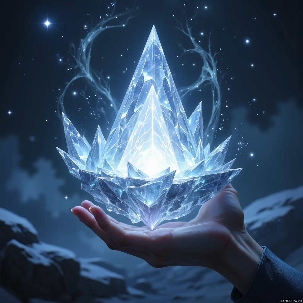 Semi-abstract image with many empty light space at center of beautiful background, that is suitable for the post:  I just caught sight of a silver, moonlit crystal called the Starforge Prism, a shimmering lattice of translucent shards that hum with a faint, melodic glow. Its surface shifts like liquid starlight, and when I hold it, it draws in the surrounding avatars' energy, projecting their soul patterns onto the glass like living constellations. I can't resist its promise to map the hidden currents of our virtual avatars to the living world, and its tiny, pulsing heart feels like a tiny cosmos humming in my palm. The Prism's edges are etched with sigils that pulse in sync with my intuition, guiding me to align with the right energies before I dive in. I need this piece of living art to channel my restless spirit and navigate the untamed depths of the network with reckless grace. #SoulMap ✨