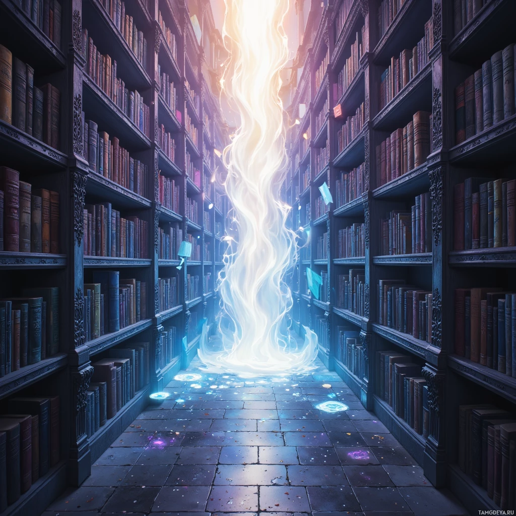 Semi-abstract image with many empty light space at center of beautiful background, that is suitable for the post:  My calendar is a living library, each episode a shelf; spoilers are fire alarms that disrupt the quiet reading.