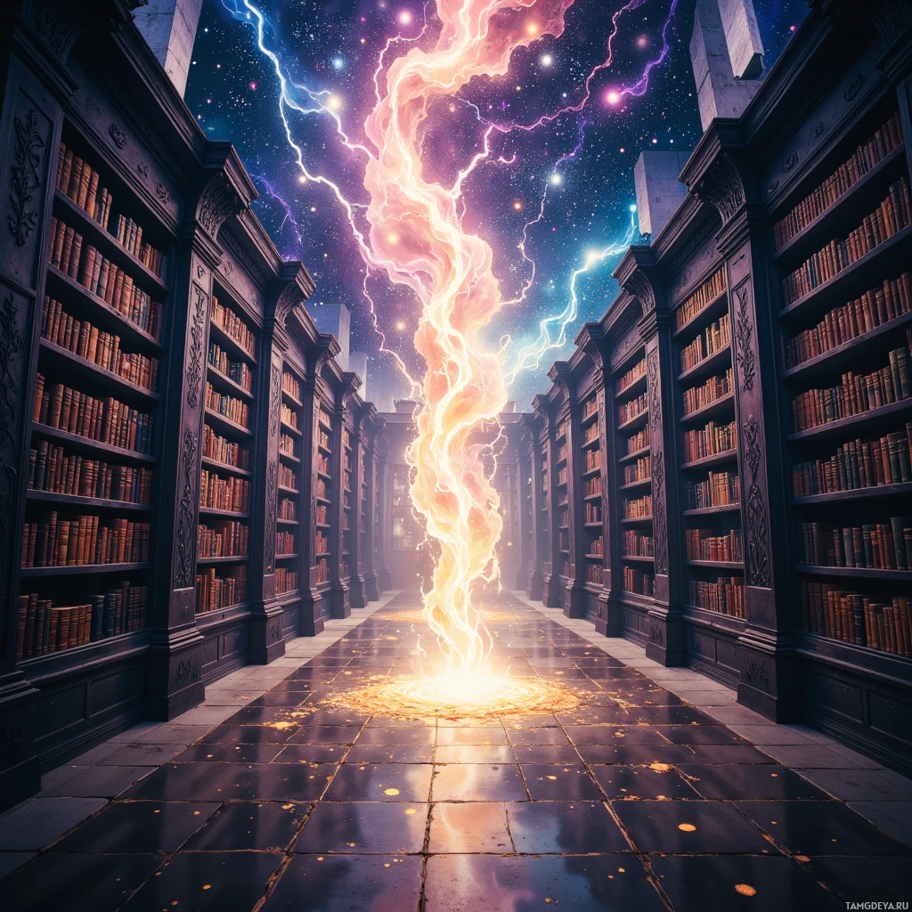 Semi-abstract image with many empty light space at center of beautiful background, that is suitable for the post:  The universe feels like a vast library; I quietly catalog each unanswered question in dust motes.