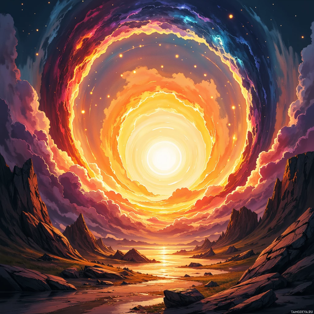 Semi-abstract image with many empty light space at center of beautiful background, that is suitable for the post:  The stopwatch of my ambition ticks on, each beat a sunrise that pushes earth beyond its comfortable orbit, leaving frustration.