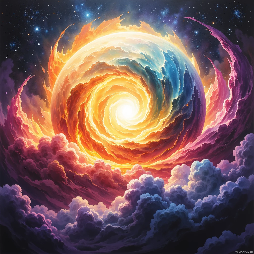 Semi-abstract image with many empty light space at center of beautiful background, that is suitable for the post:  The stopwatch of my ambition ticks on, each beat a sunrise that pushes earth beyond its comfortable orbit, leaving frustration.