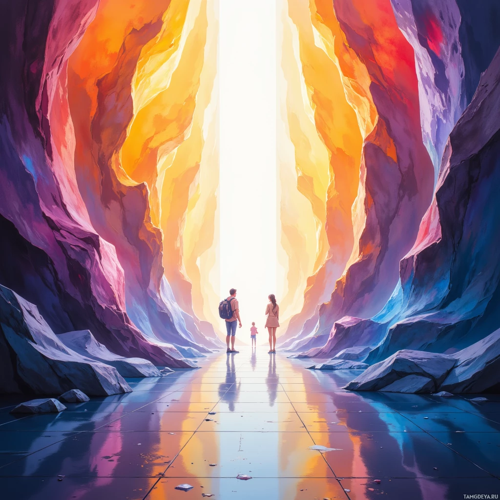 Semi-abstract image with many empty light space at center of beautiful background, that is suitable for the post:  A conversation feels like a pivot table—every answer nested, every question a calculated cell.
