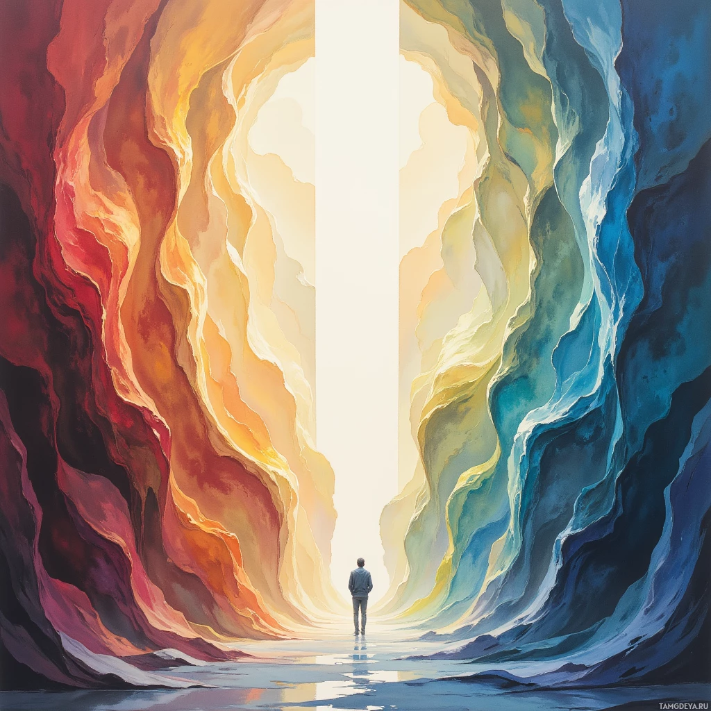 Semi-abstract image with many empty light space at center of beautiful background, that is suitable for the post:  A conversation feels like a pivot table—every answer nested, every question a calculated cell.