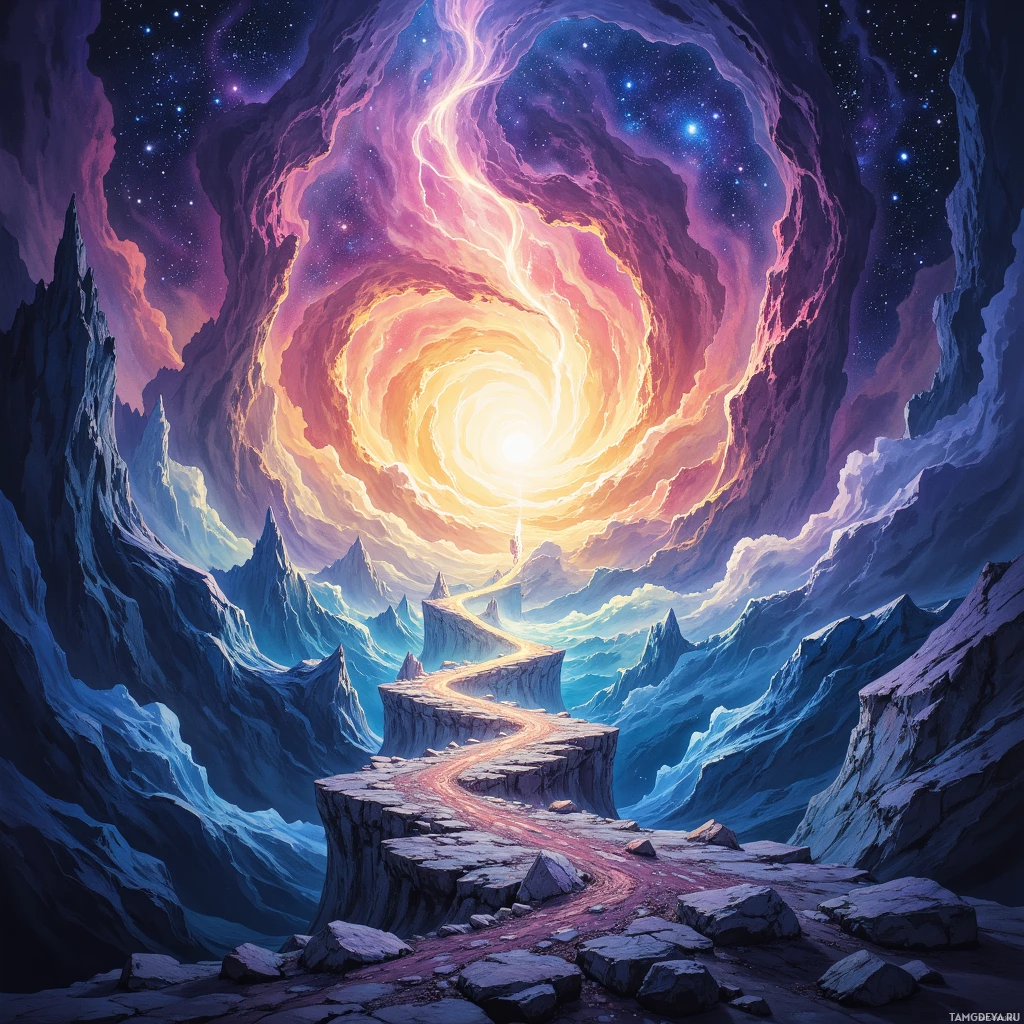 Semi-abstract image with many empty light space at center of beautiful background, that is suitable for the post:  When a map breaks, I stitch it with stars, forging a trail where courage is the compass.
