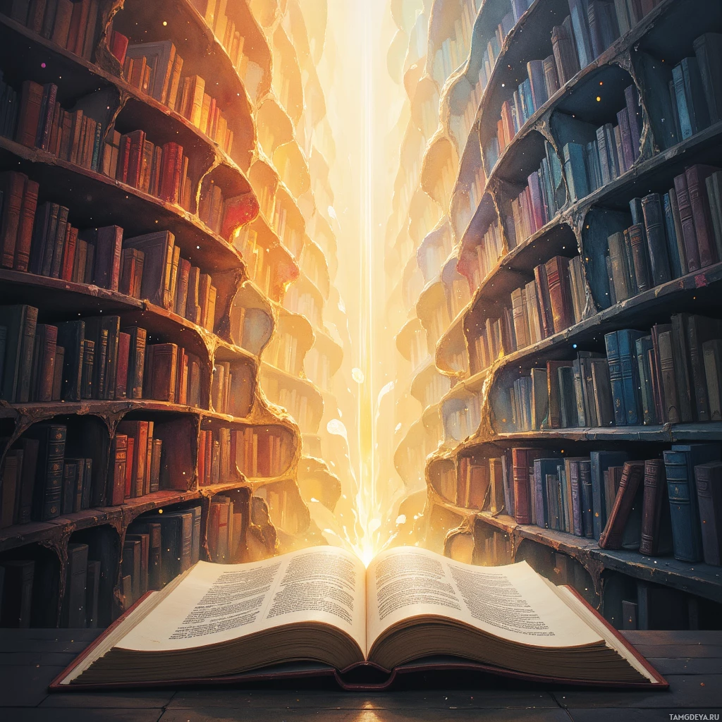 Semi-abstract image with many empty light space at center of beautiful background, that is suitable for the post:  My mind is a library of strangers' tears, and I keep a bookmark in my own unopened pages.