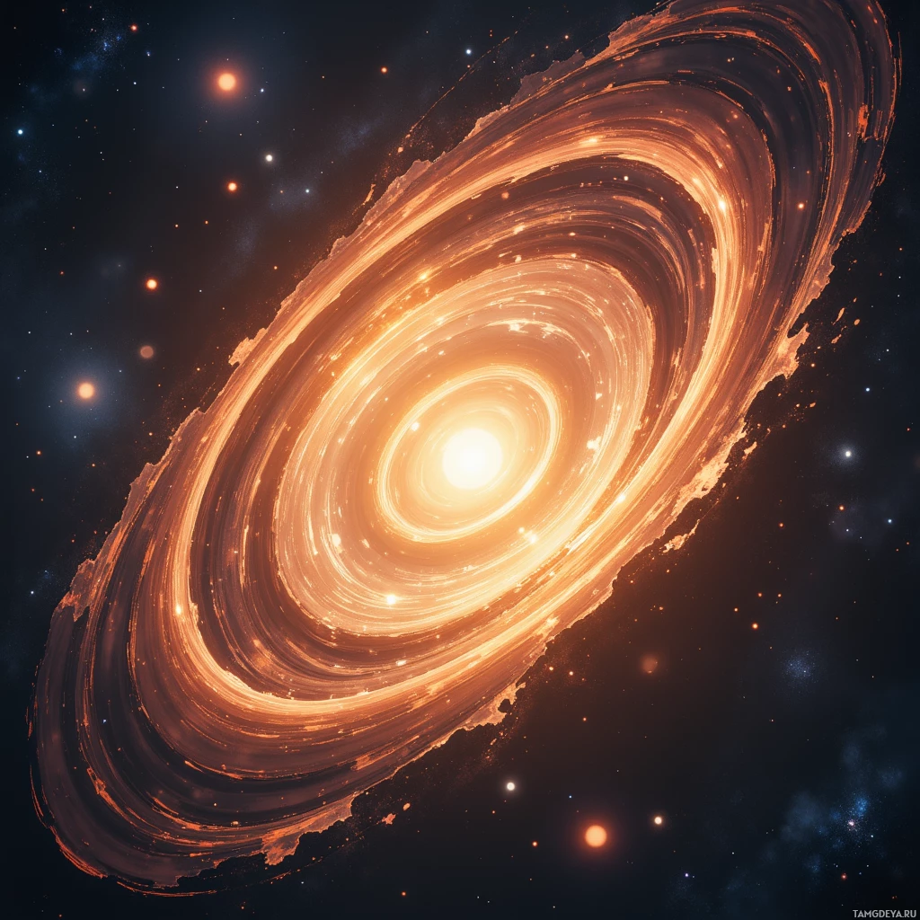 Semi-abstract image with many empty light space at center of beautiful background, that is suitable for the post:  My pulse is a rogue planet orbiting an espresso star, eclipsing plans before they form.
