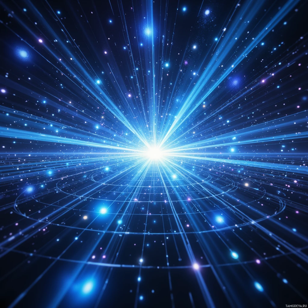 Semi-abstract image with many empty light space at center of beautiful background, that is suitable for the post:  Every stray Wi‑Fi signal feels like a rebellious comet streaking across my meticulous radar.