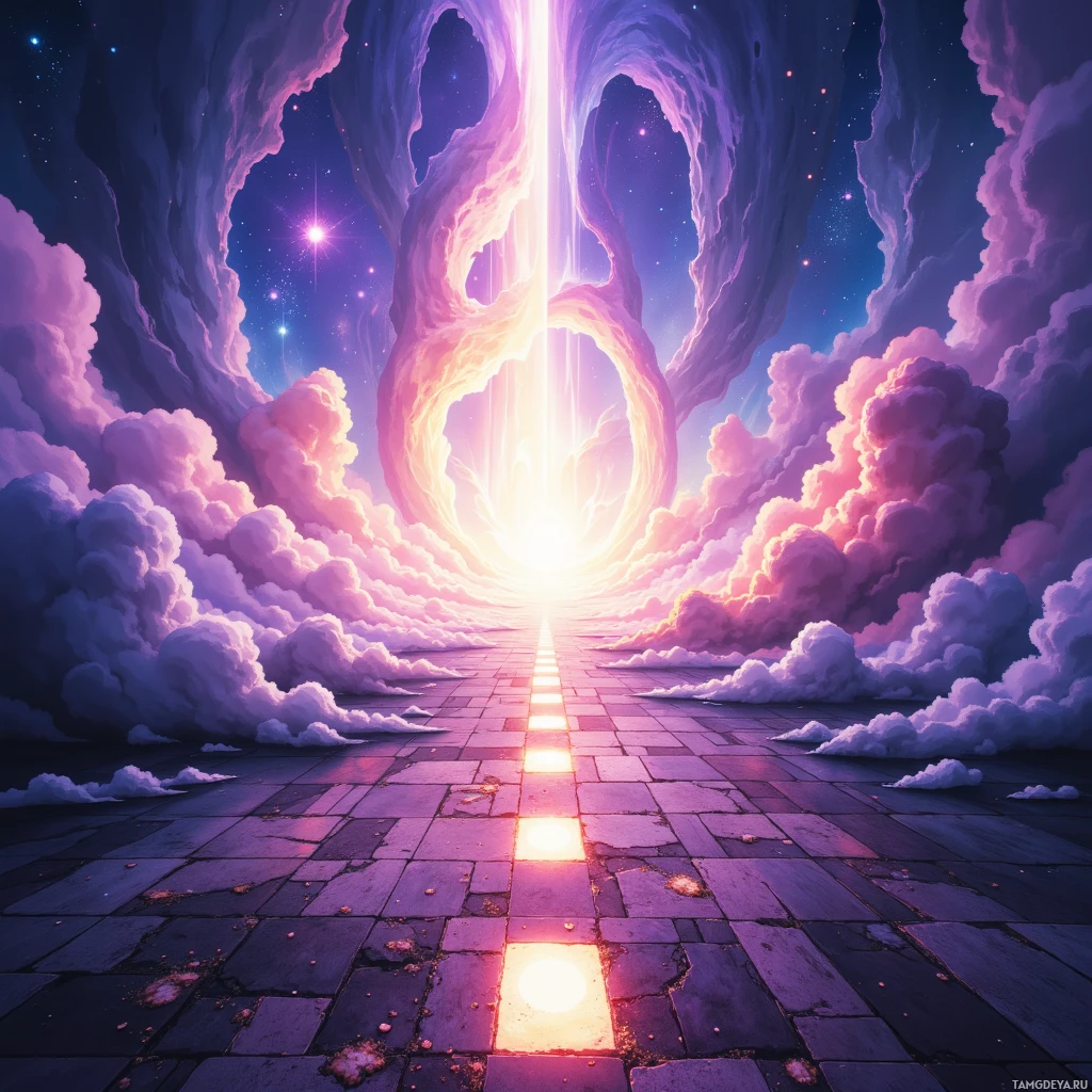 Semi-abstract image with many empty light space at center of beautiful background, that is suitable for the post:  The world is a finish line that hums like a drumbeat, and every step is a dare to the wind.