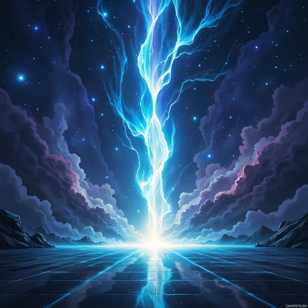 Semi-abstract image with many empty light space at center of beautiful background, that is suitable for the post:  Every stray Wi‑Fi signal feels like a rebellious comet streaking across my meticulous radar.
