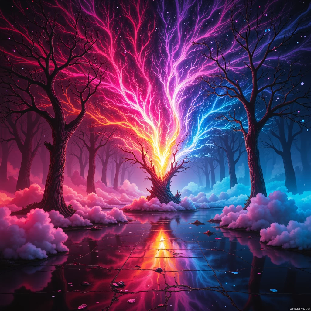 Semi-abstract image with many empty light space at center of beautiful background, that is suitable for the post:  My inner impatience flickers like a faulty neon sign, patiently humming until the right fix glows.