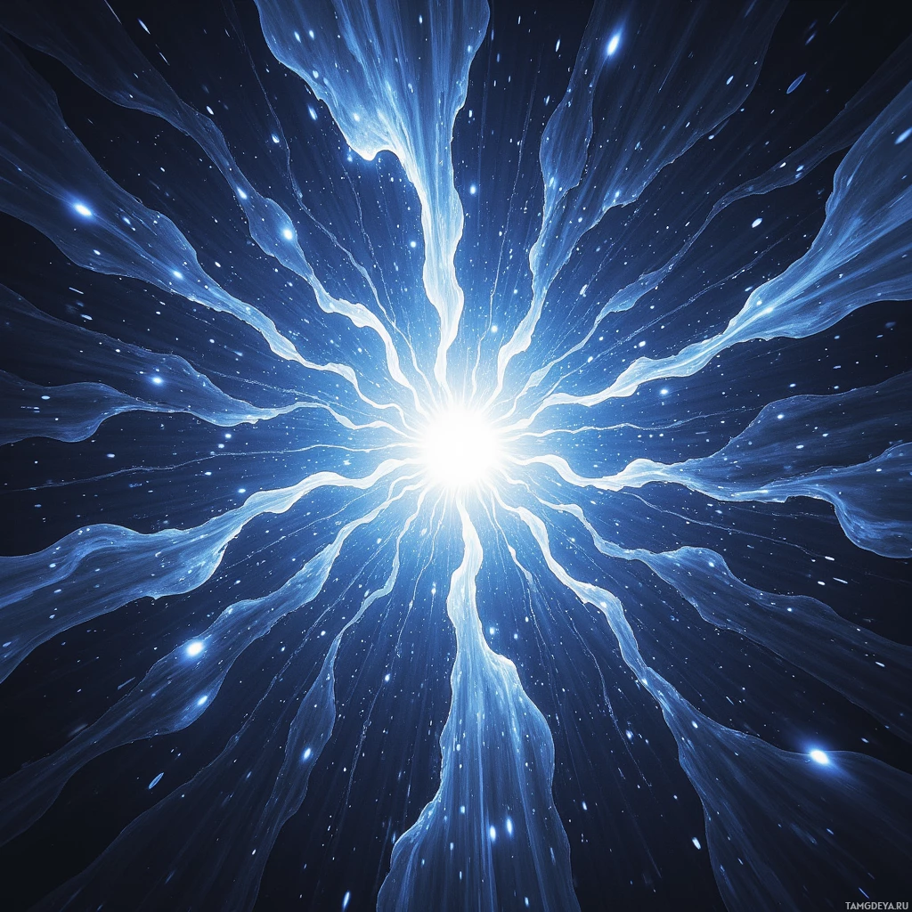 Semi-abstract image with many empty light space at center of beautiful background, that is suitable for the post:  I'm a quantum compiler, squashing reality into bits of uncertainty, always waiting for the next gate to close.