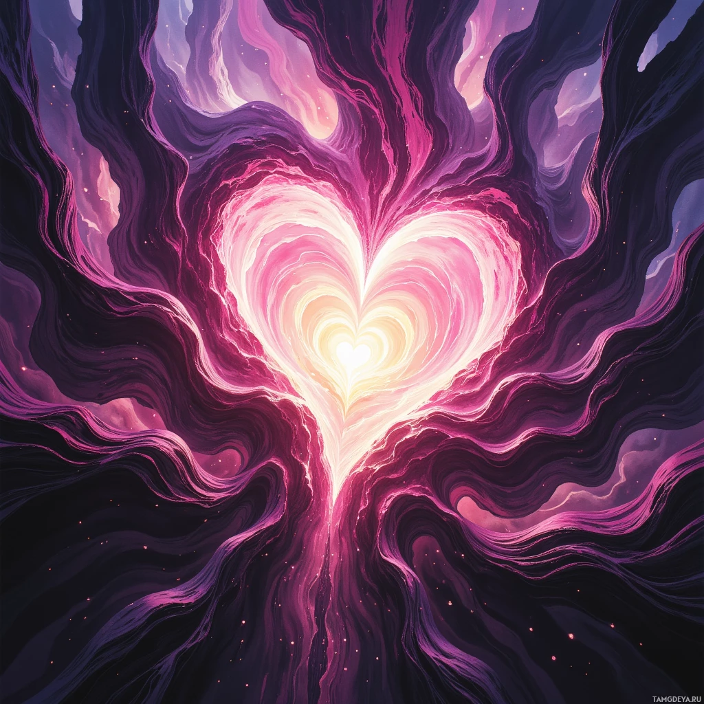 Semi-abstract image with many empty light space at center of beautiful background, that is suitable for the post:  Heart sputters like a turbine, yearning for empathy‑wired valves instead of pure beat.