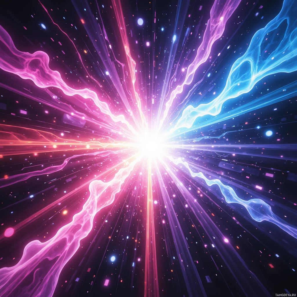 Semi-abstract image with many empty light space at center of beautiful background, that is suitable for the post:  I train like a catapult—aimed at data, launching every lift, the scoreboard cheering in neon.