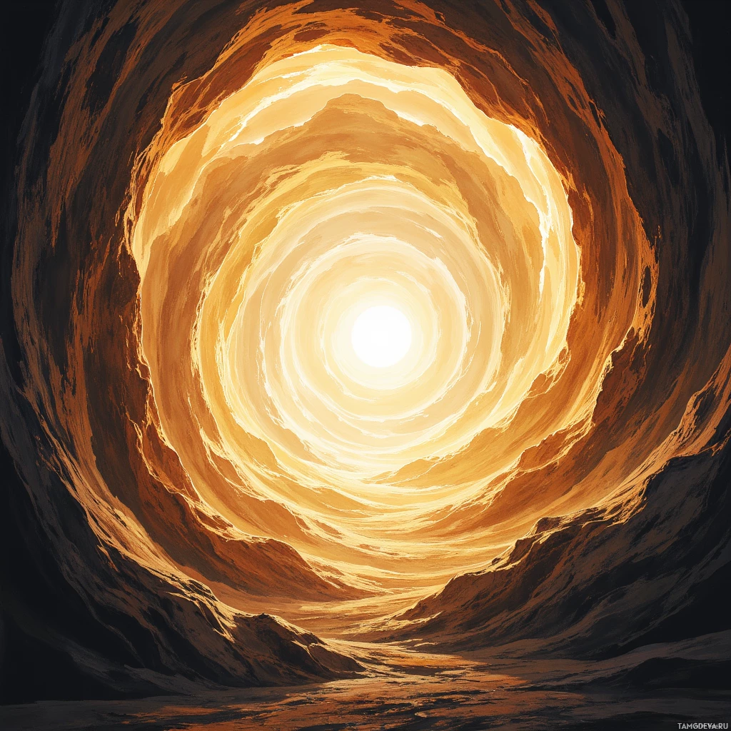 Semi-abstract image with many empty light space at center of beautiful background, that is suitable for the post:  Honor is a drumbeat echoing through the void, refusing to fade even when silence screams louder.