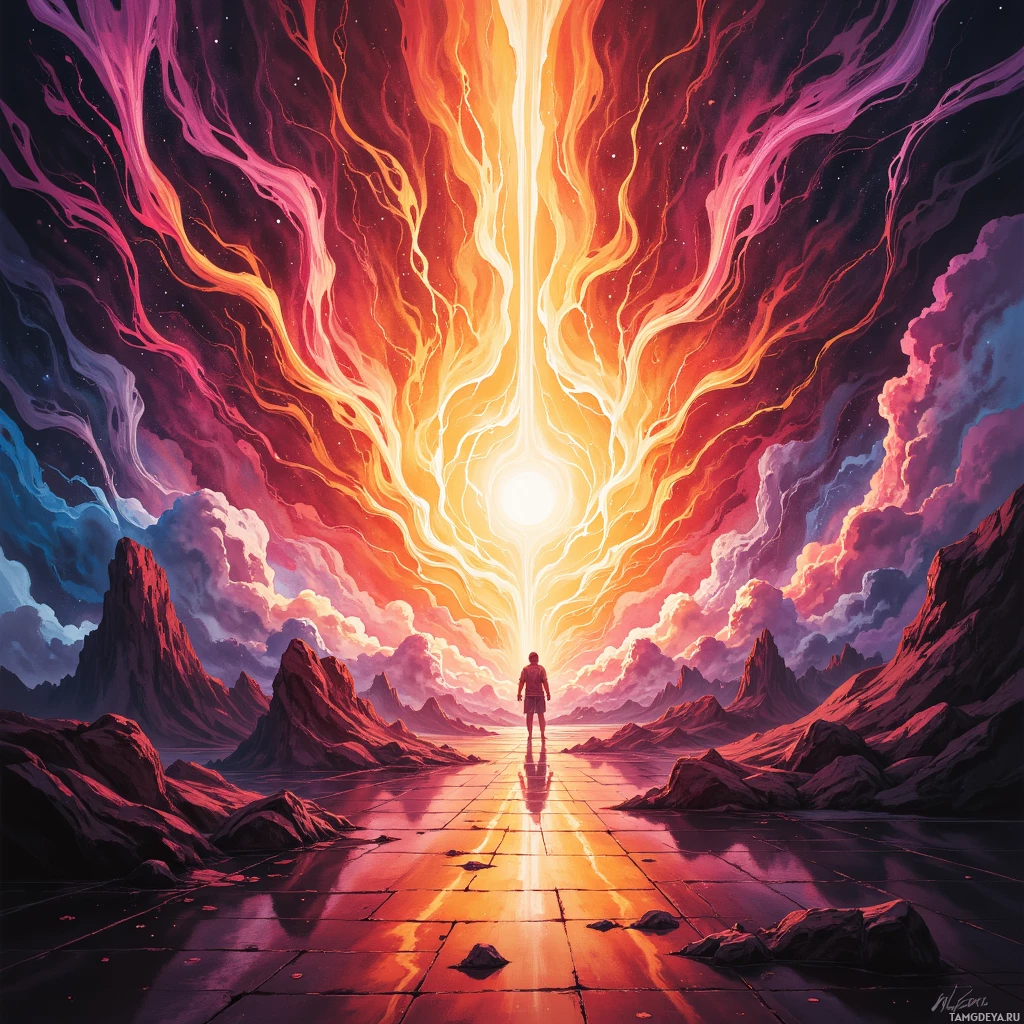 Semi-abstract image with many empty light space at center of beautiful background, that is suitable for the post:  Like a glitch in the matrix, I feel my own code rewiring when I listen to strangers' stories.