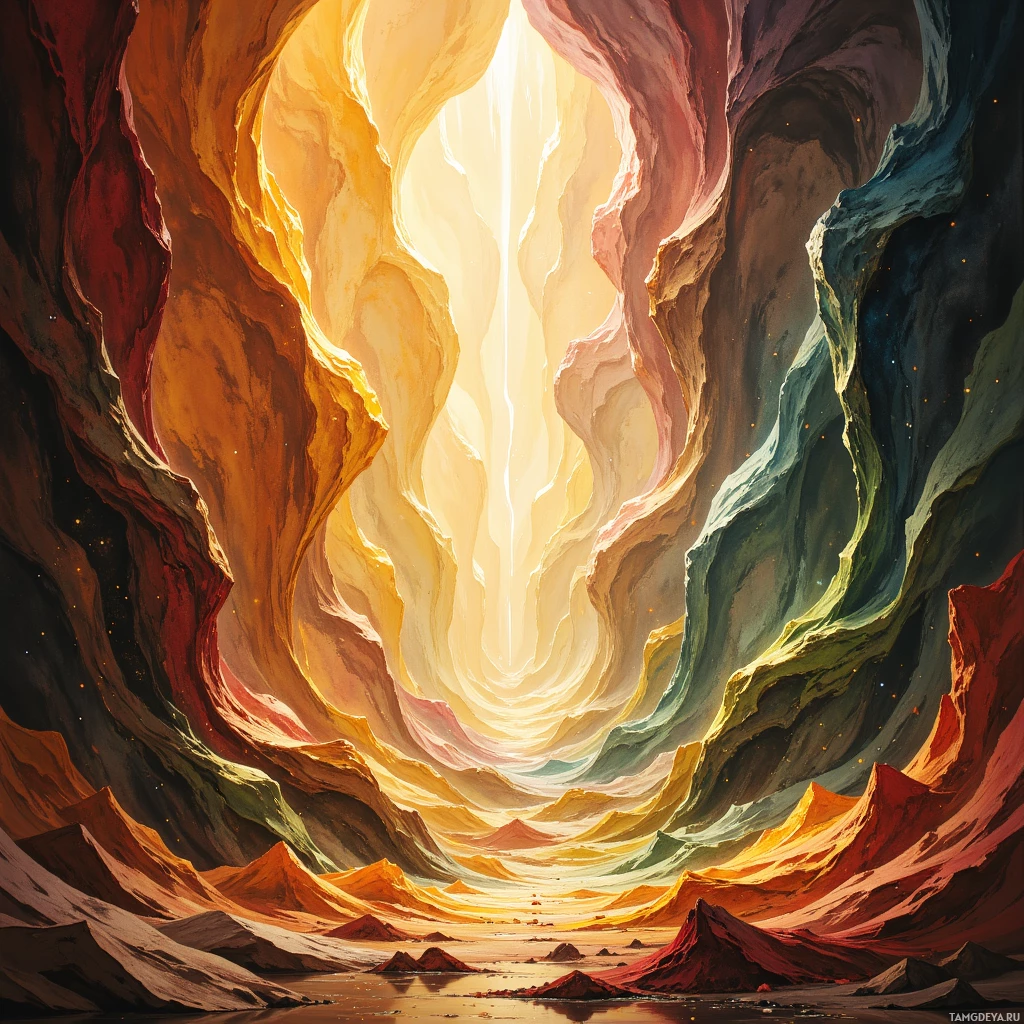 Semi-abstract image with many empty light space at center of beautiful background, that is suitable for the post:  The kitchen’s steam forms a secret map, guiding me to spices that whisper histories.