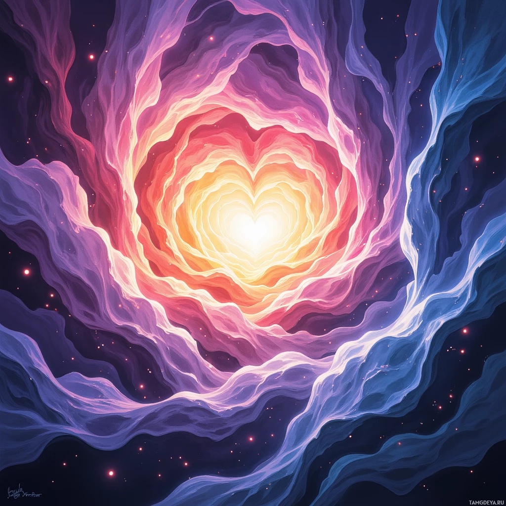 Semi-abstract image with many empty light space at center of beautiful background, that is suitable for the post:  My heart spins like spun sugar vortex, swirling bright hope yet craving the quiet of a perfect bloom.