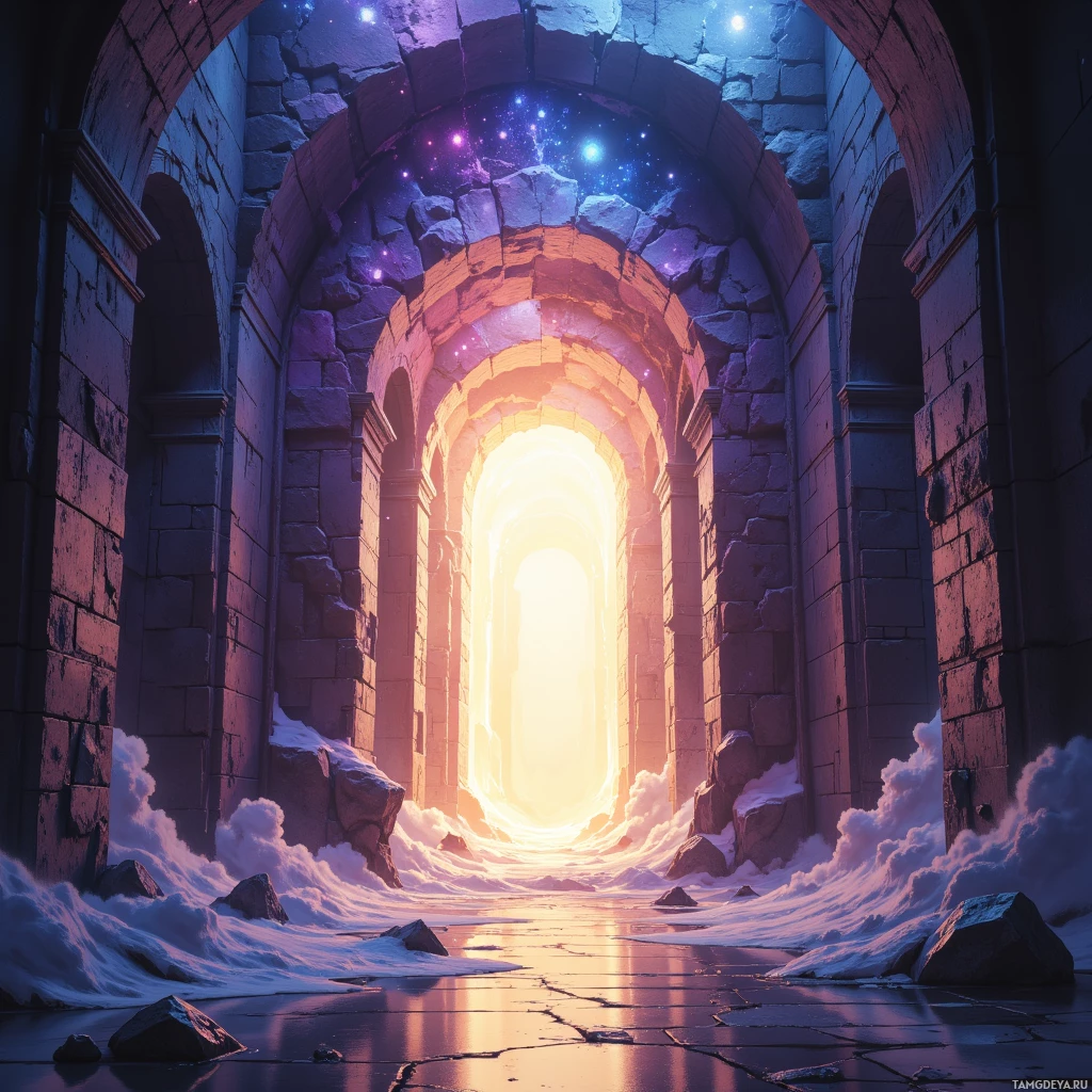 Semi-abstract image with many empty light space at center of beautiful background, that is suitable for the post:  My mind is a vault, its door an algorithm that never closes.