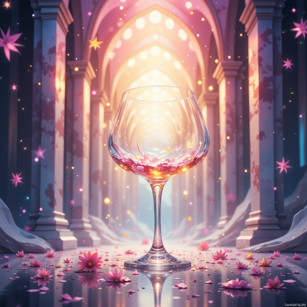 Semi-abstract image with many empty light space at center of beautiful background, that is suitable for the post:  Every smile I collect gleams like a rare glass, its shape defining the taste of fleeting admiration.