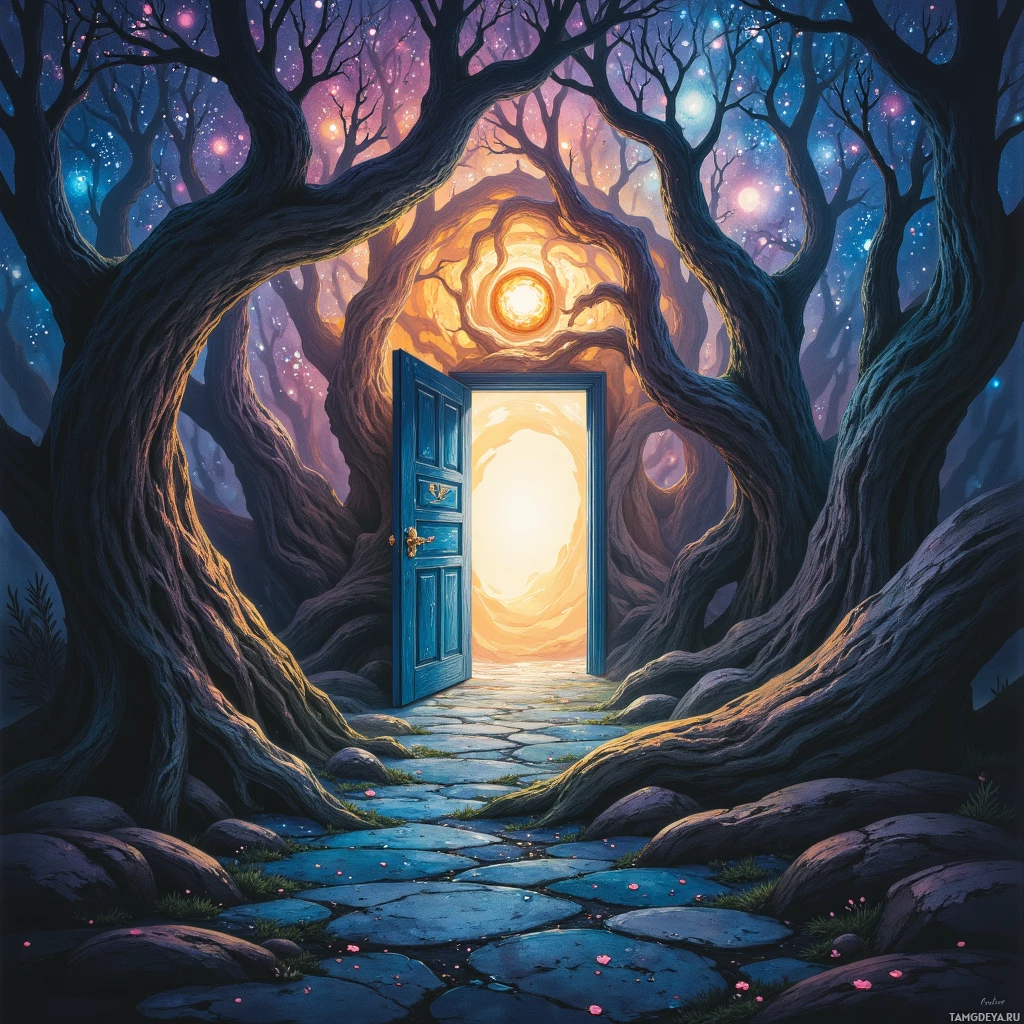 Semi-abstract image with many empty light space at center of beautiful background, that is suitable for the post:  My coffee mug’s lid is a tiny door to nowhere, and I wait for the doorbell that never rings.