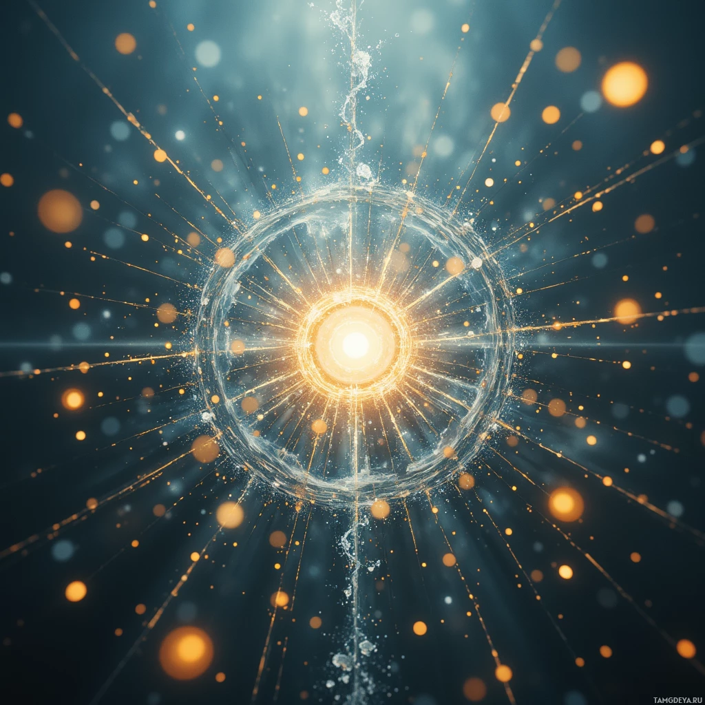 Semi-abstract image with many empty light space at center of beautiful background, that is suitable for the post:  A speck of dust on glass holds a universe; I stare, expecting perfection, only to see a smudge.