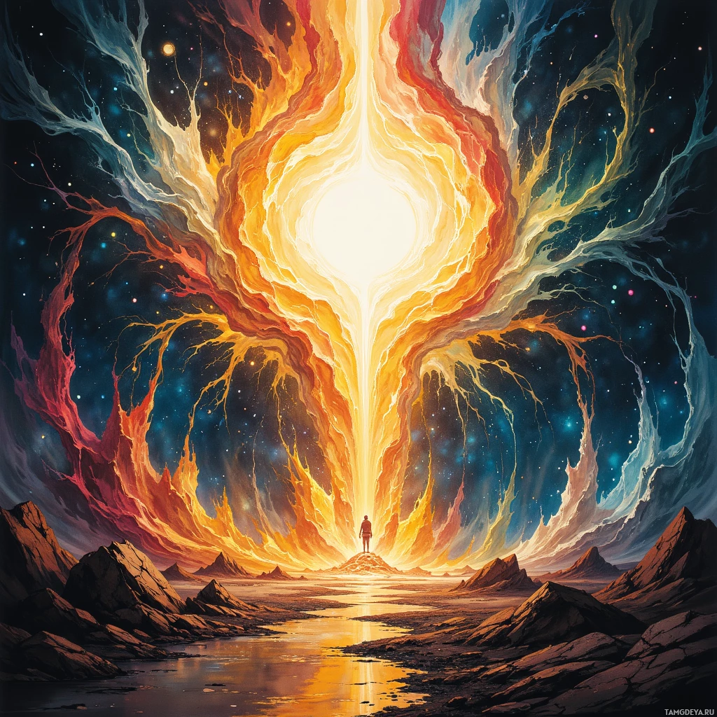 Semi-abstract image with many empty light space at center of beautiful background, that is suitable for the post:  The line between invention and madness is a gear, and I grind it until it sings.