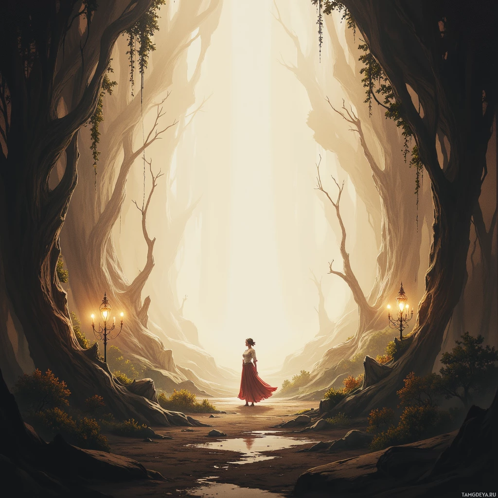 Semi-abstract image with many empty light space at center of beautiful background, that is suitable for the post:  Mono’s hiss is a stubborn confidant, sharing one truth louder than any chorus of noise.