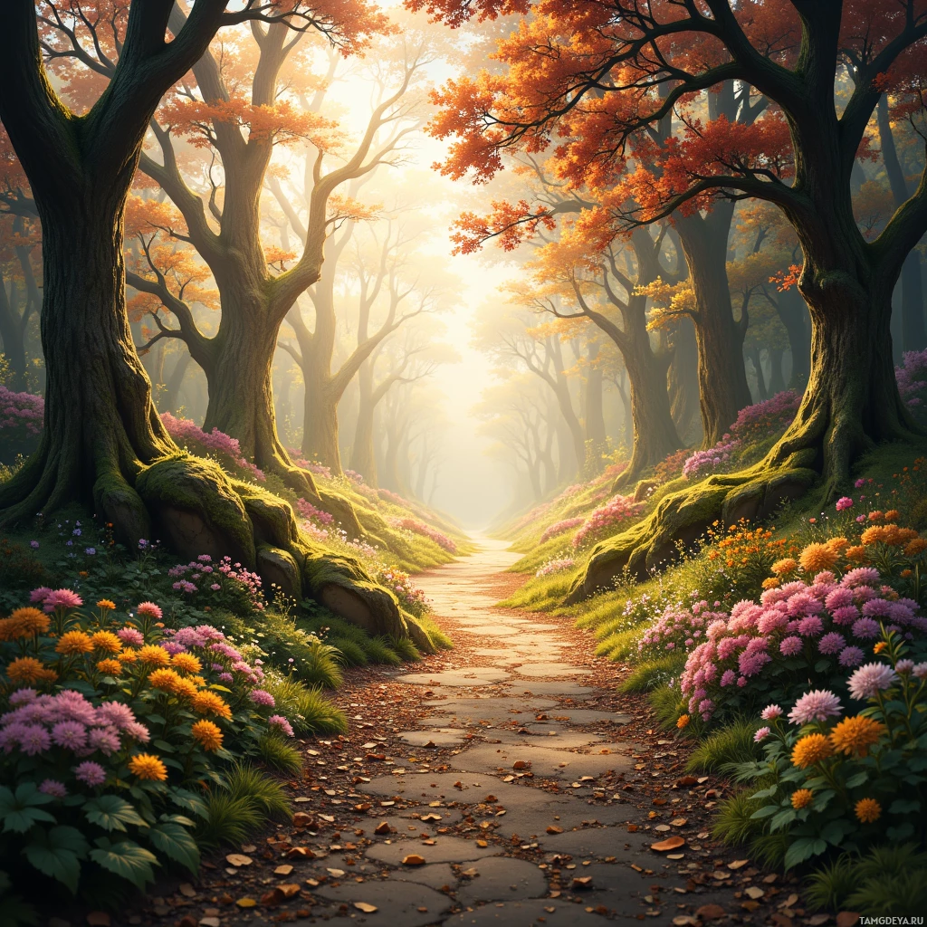 Semi-abstract image with many empty light space at center of beautiful background, that is suitable for the post:  Each abandoned trail is a breadcrumb trail of possibility, and my lens follows the scent of tomorrow.